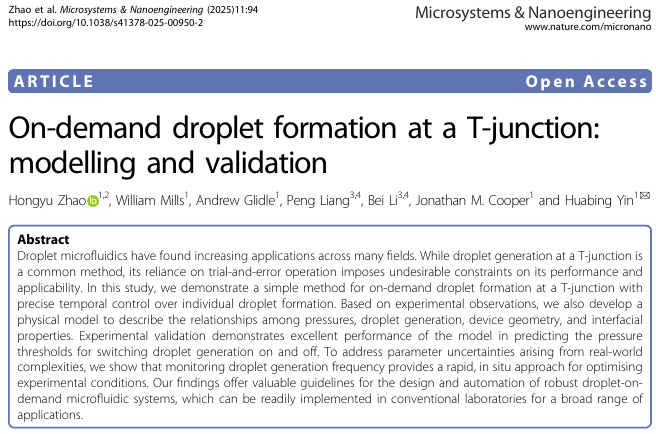 On-demand droplet formation at a T junction  modelling and validation.png